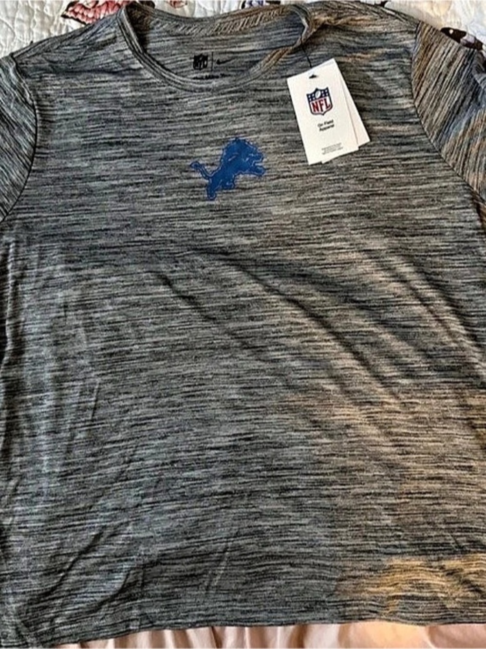Nike Detroit Lions Nike Sideline Velocity Dri-FIT T-Shirt Sideline Velocity